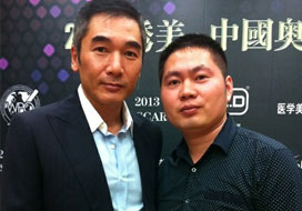 广州风暴娱乐与明星合影